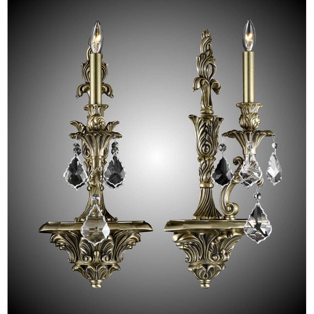 American Brass And Crystal 1 Light Blairsden Wall Sconce