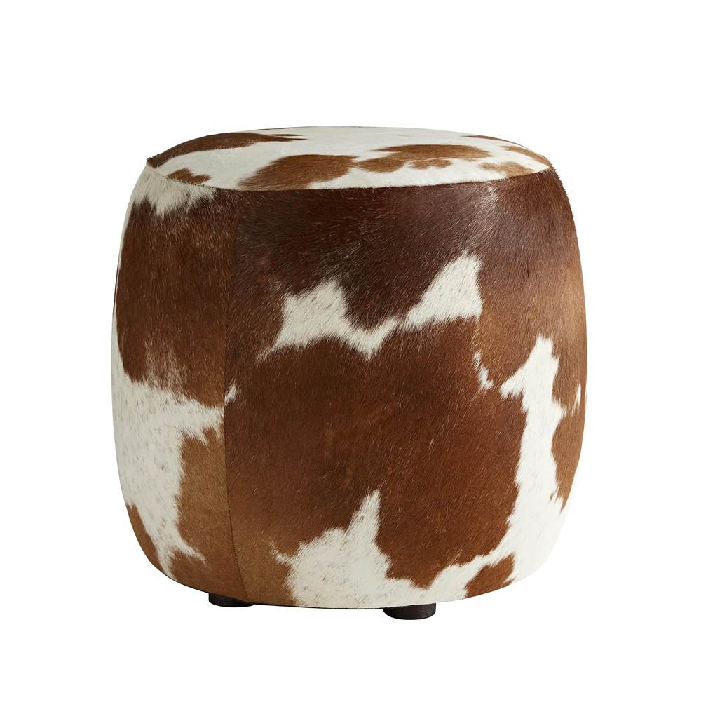 Arteriors Home Brown and White Hide