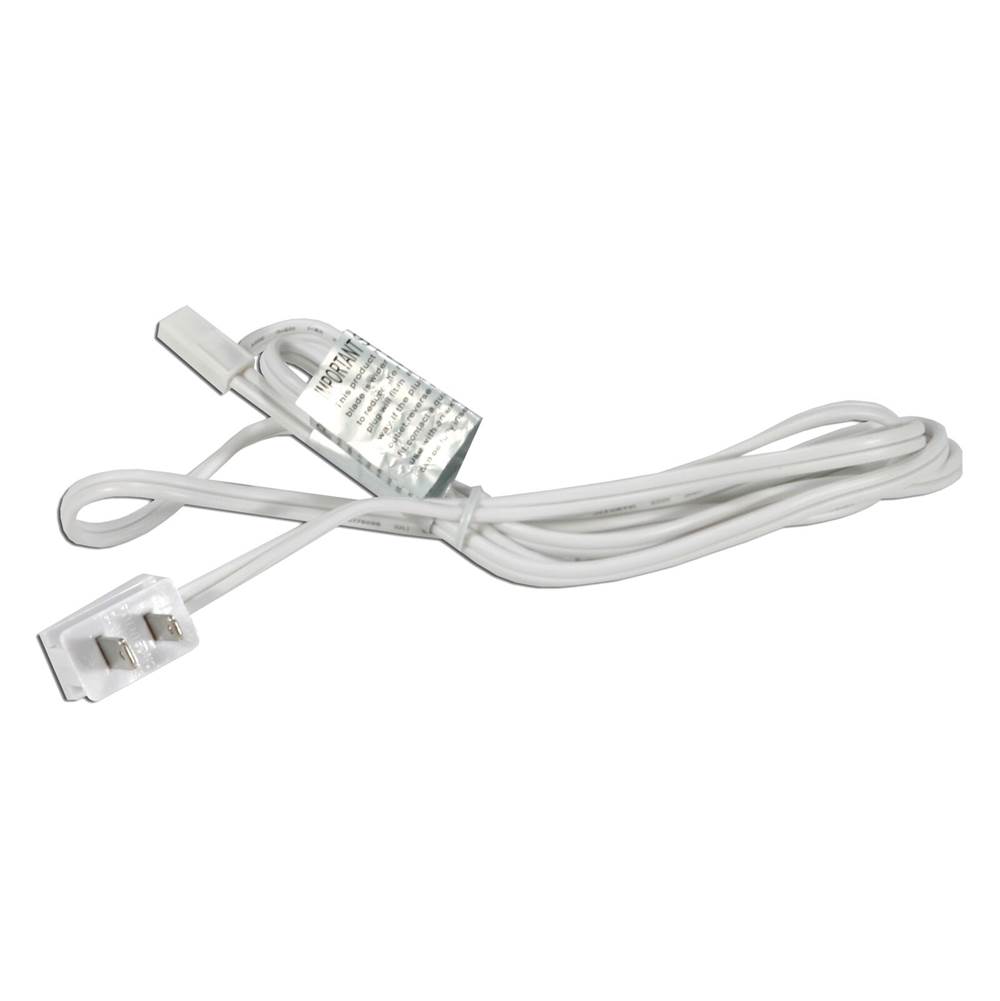 American Lighting 6 FOOT GROUNDED POWER CORD FOR LED COMPLETE SERIES, WHITE