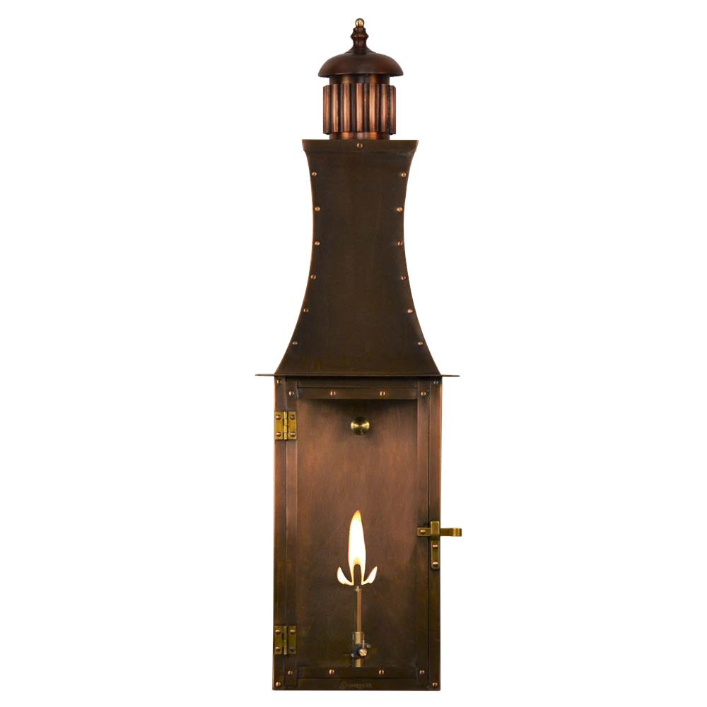 The Coppersmith Churchill 30 Gas Flush Wall Mount in Antique Copper