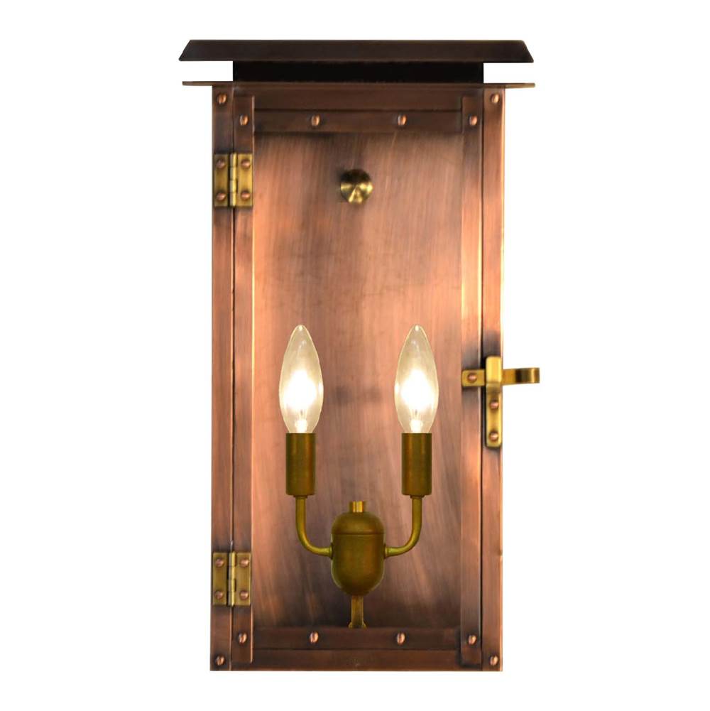 The Coppersmith Hyland 18 Flush Wall Mount Weiyan Electric in Oil Rubbed Bronze