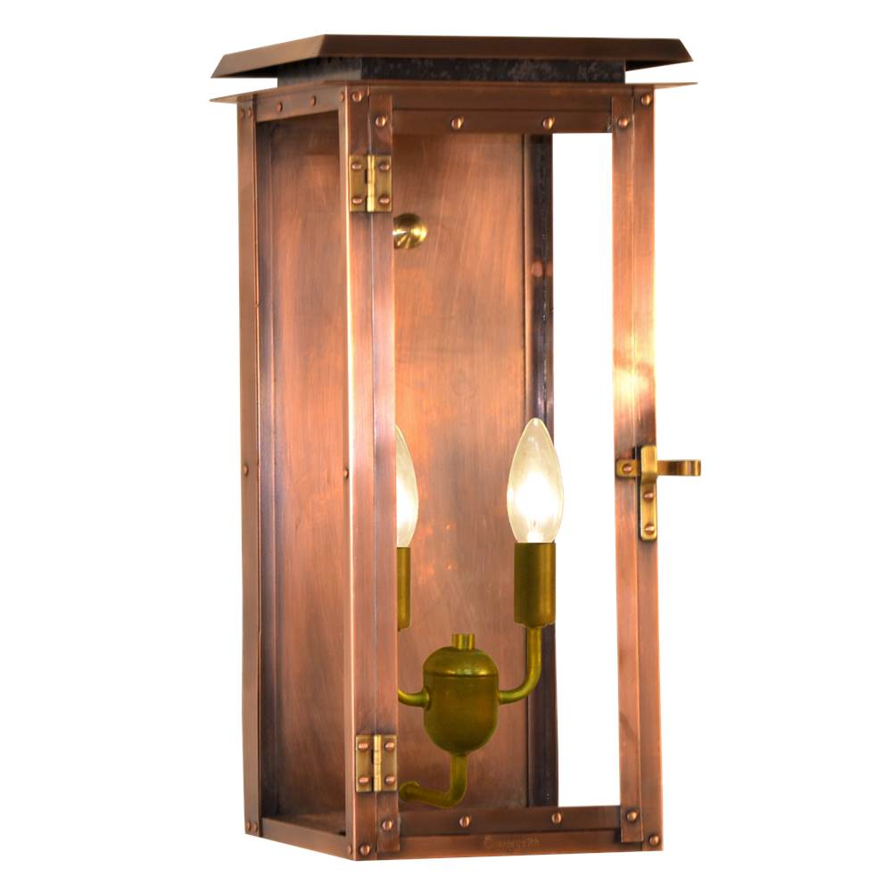 The Coppersmith Hyland 18 Flush Wall Mount Electric in Oil Rubbed Bronze