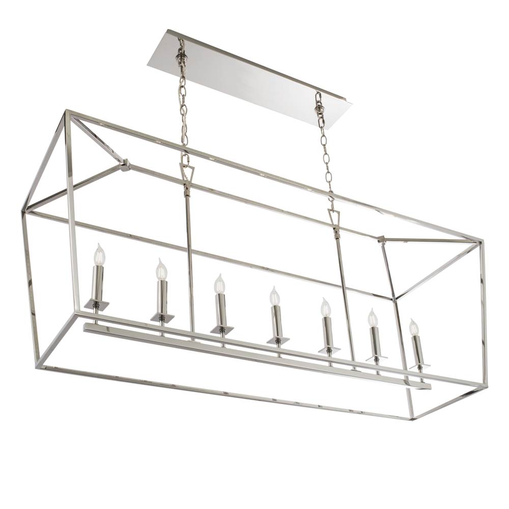 Norwell Cage Pendant Light - Polished Nickel